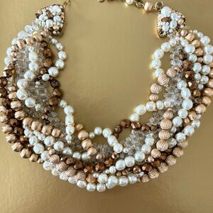 Corolla & Toppo Made in Italy Statement 1960’s Vintage Necklace